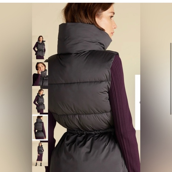 Save the Duck WOMEN'S VEST REN IN EDEL IN BLACK Small NWT - Picture 4 of 10